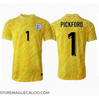 Inghilterra Jordan Pickford #1 Portiere Maglia Gara Trasferta Repliche Europei 2024